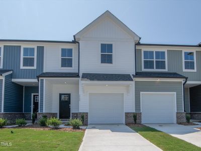 New construction Townhouse house 1245 Bessie Ct, Wake Forest, NC 27587 Manteo- photo 1 1