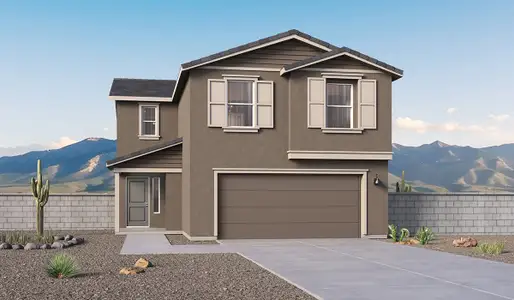 New construction Single-Family house 8870 S Gambelia Ln, Vail, AZ 85641 plan Gila - C30G - image