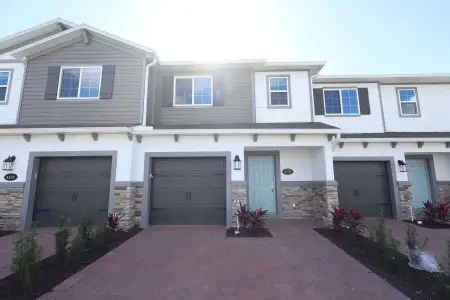 New construction Townhouse house 4128 Campsite Lp, Orlando, FL 32824 plan San Jose - image