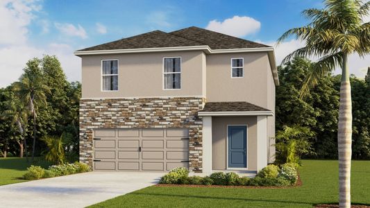 New construction Single-Family house 2274 Stratten Dr, Zephyrhills, FL 33541 plan Robie Modern - image