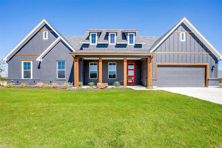 New construction Single-Family house 3317 Olympia Fields Drive, Mansfield, TX 76063 The Aubrey- photo 0