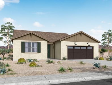 New construction Single-Family house 3986 S 178Th Ln, Goodyear, AZ 85338 Ash - El Cidro- photo 0