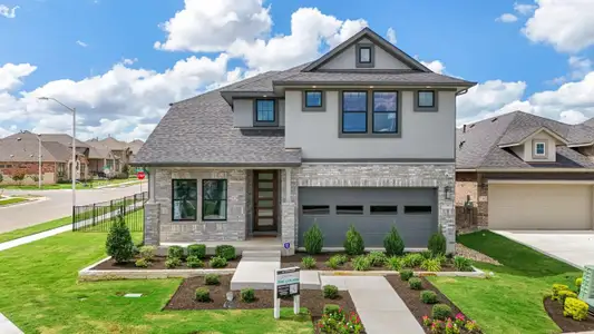 New construction Single-Family house 213 Coyote Willow Wy, Georgetown, TX 78633 plan Leilana - image