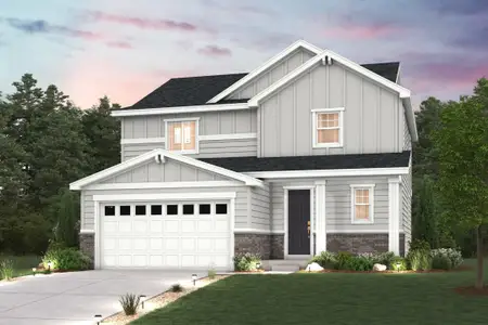 New construction Single-Family house 3642 Sandreed St, Dacono, CO 80514 plan The Mackenzie - image