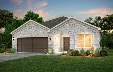 New construction Single-Family house 13404 Cuchillo Path, Manor, TX 78653 plan Burnet - image