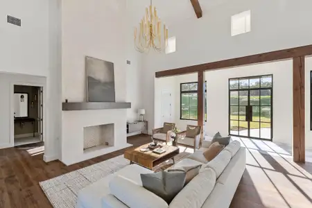 Beautiful main living area with tons of natural light