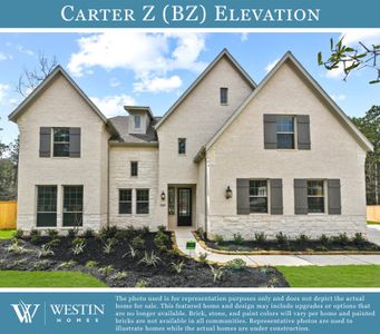 New construction Single-Family house 115 Adoration Woods Ct, Willis, TX 77318 plan The Carter Z - image