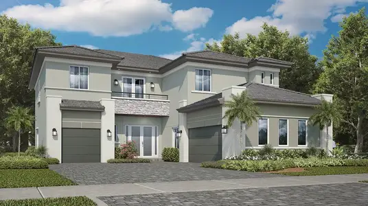 New construction Single-Family house 12430 Eulalia St, Parkland, FL 33076 plan Regent - image