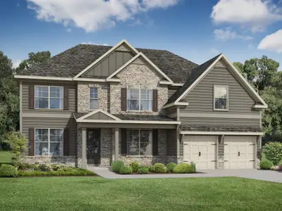 New construction Single-Family house 3260 Lions Ruby Ln, Atlanta, GA 30349 plan The Grayson - image