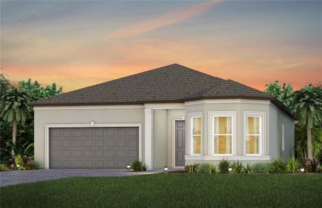 New construction Single-Family house 9324 Barrier Coast Trail, Parrish, FL 34219 Prestige- photo 0