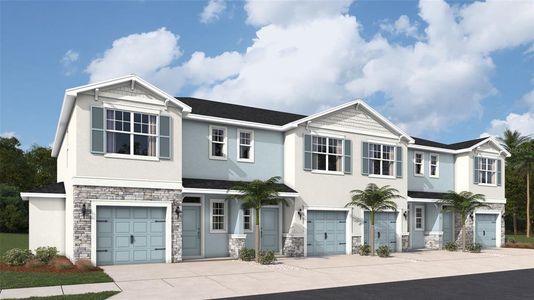 New construction Townhouse house 10727 Tiger Lily Dr, Venice, FL 34293 plan Pearson - image