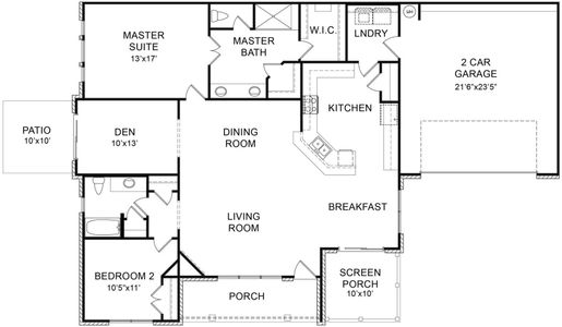 New construction Duplex house 5780 Windward Pkwy, Unit 200, Alpharetta, GA 30005 plan Madeleine - image 3