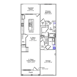 New construction Single-Family house 1205 Bell Heather Rd, Durham, NC 27703 plan Hyacinth - image