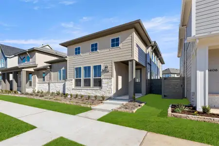 New construction Townhouse house 1410 Fennel St, Argyle, TX 76226 Bluebonnet- photo 1 1