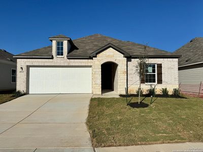 New construction Single-Family house 14515 Gunsight Pass, San Antonio, TX 78253 Makenzie Homeplan- photo 0