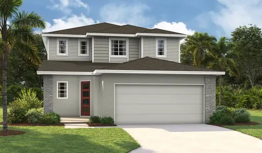 New construction Single-Family house 5948 Jensen View Ave, Apollo Beach, FL 33572 Palm- photo 1 1