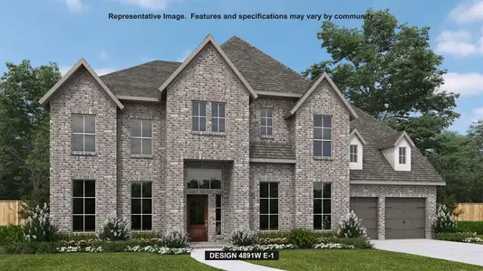 New construction Single-Family house 10484 Gray Hills Dr, Fort Worth, TX 76126 plan 4891W - image
