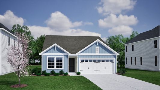 New construction Single-Family house 1943 Deercreek Dr, Manning, SC 29102 plan Lawrence - image