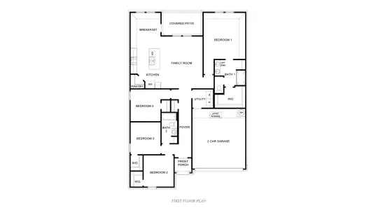 New construction Single-Family house 108 Moon Stone Dr, Portland, TX 78374 plan Fargo - image