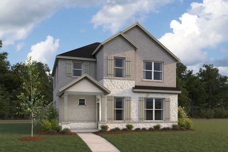 New construction Single-Family house Buda, TX 78610 plan Hyacinth - Cottage Series - image