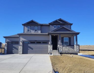 New construction Single-Family house 39731 Congress Ln, Elizabeth, CO 80107 Estes- photo 0