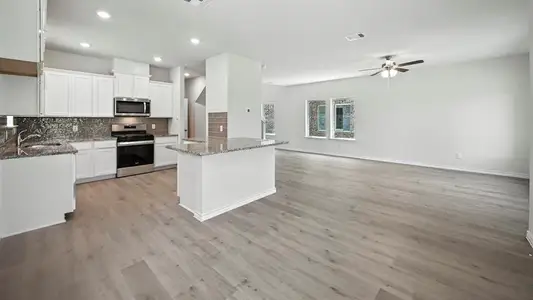 New construction Single-Family house 3313 Cribbing Trl, Krugerville, TX 76227 plan Aquamarine - image
