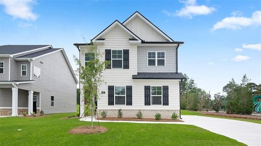 New construction Single-Family house 100 Oakchase Park Ln, Hampton, GA 30228 plan Somerset - image