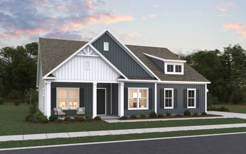 New construction Single-Family house 324 Hunter Rd, Simpsonville, SC 29681 plan Edison - Single Family Homes - image
