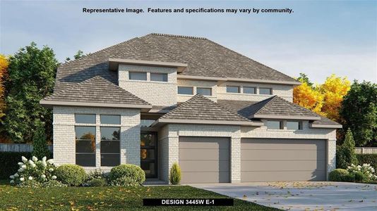 New construction Single-Family house 8906 Turtle Grass Drive, Cypress, TX 77433 Design 3445W- photo 0