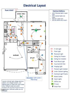 Electrical Layout First Floor