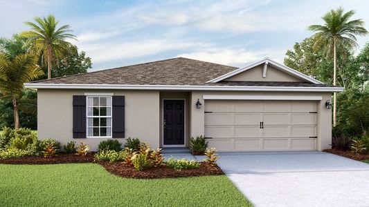 New construction Single-Family house 14931 Shelly Ln, Wimauma, FL 33598 plan Freeport II - image