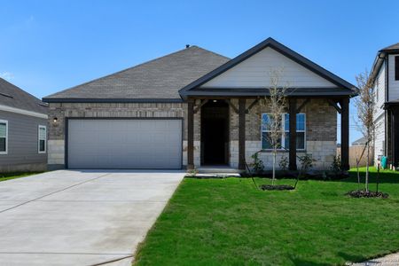 New construction Single-Family house 1417 Alleyton Ct, Seguin, TX 78155 Carter Homeplan- photo 0 0