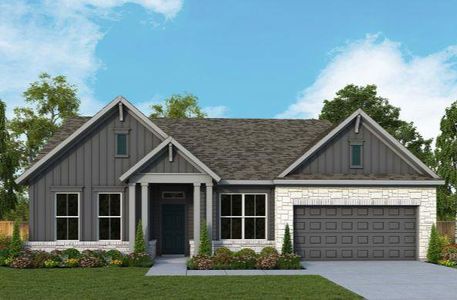 New construction Single-Family house 289 Flowering Senna Dr, Buda, TX 78610 plan The Carpenter - image