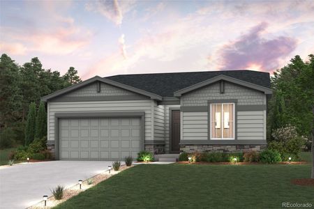 New construction Single-Family house 4295 Gozzer Ranch Dr, Elizabeth, CO 80107 Cimarron- photo 0