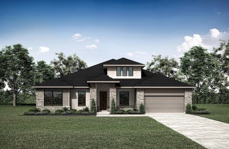 New construction Single-Family house 41813 Dalhart Dr, Todd Mission, TX 77316 plan Granbury - image