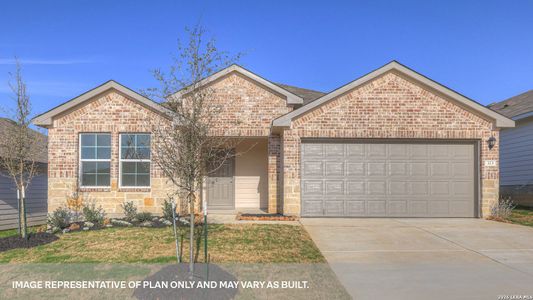 New construction Single-Family house 335 Boatman Cv, Seguin, TX 78155 plan The Denton - image