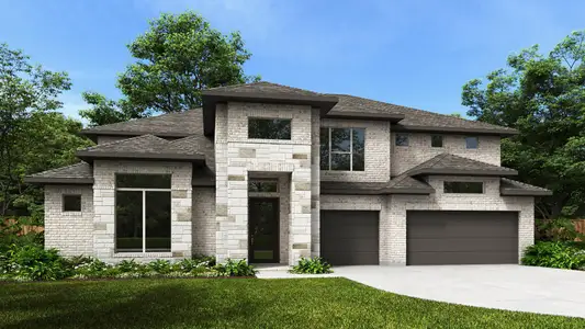 New construction Single-Family house 205 Jates Field Bnd, Liberty Hill, TX 78642 plan 4994W - image