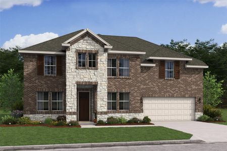 New construction Single-Family house 13729 Pamela Belle Path, Conroe, TX 77306 plan Mykonos - image
