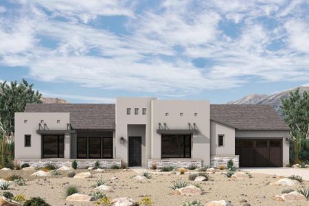 New construction Single-Family house 12964 E Buckskin Tr, Scottsdale, AZ 85255 plan The Cahava - image