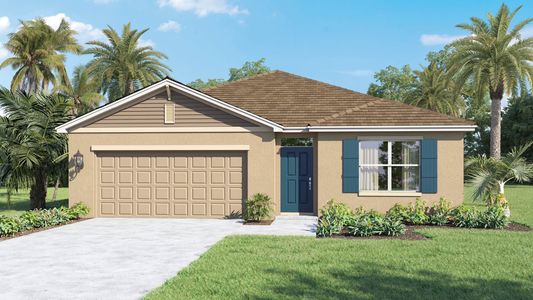 New construction Single-Family house 235 Aladdin St Ne, Palm Bay, FL 32907 Cali- photo 0