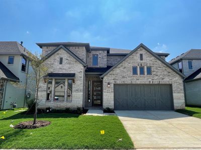 New construction Single-Family house 515 Ardsley Park Dr, Oak Point, TX 75068 Saffron- photo 0 0