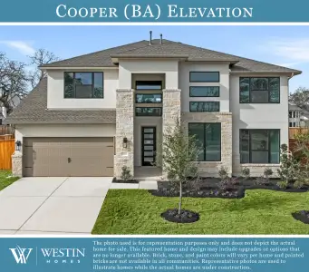 New construction Single-Family house 200 N River Wy, Liberty Hill, TX 78642 plan The Cooper - image