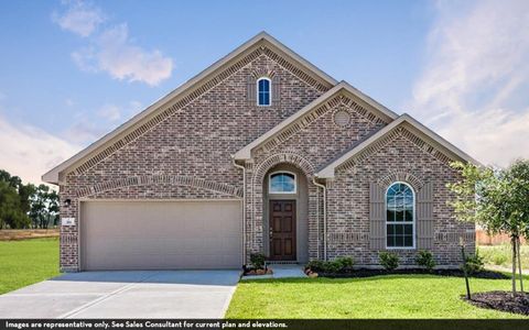 New construction Single-Family house 2814 Sapphire Hills Dr., Rosharon, TX 77583 Glenwood- photo 0