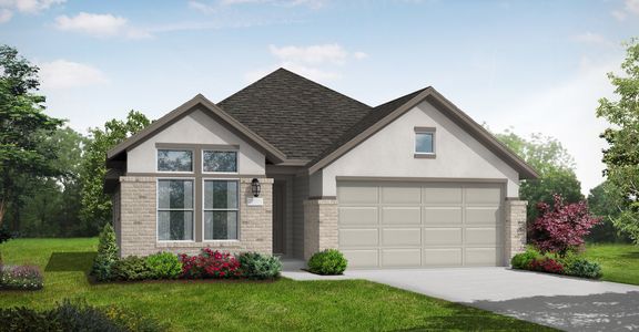 New construction Single-Family house 2310 Honeyberry Shrub Dr, Manvel, TX 77578 Celina- photo 0