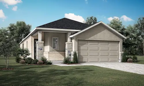 New construction Single-Family house 6311 Leftwich Cv, Austin, TX 78738 Taos- photo 0