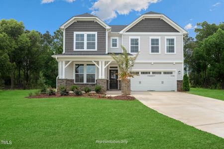 New construction Single-Family house 128 Eagle Crest Court, Lillington, NC 27546 The Selma- photo 0