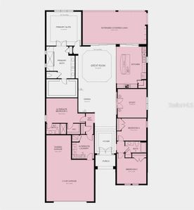 Structural options added include: tandem garage, gourmet kitchen, additional bed, study, covered extended lanai, and outdoor kitchen rough-in.