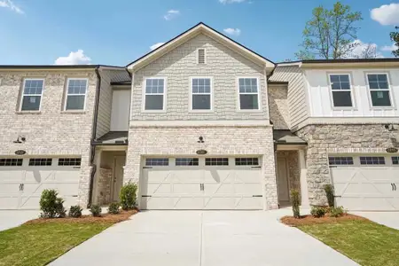 New construction Townhouse house 6744 Armonia Dr Sw, Mableton, GA 30126 plan Foxglove - image