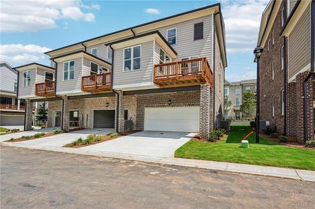 New construction Townhouse house 3242 Brunel Ln, Unit 13, Peachtree Corners, GA 30092 plan The Grayson III - image