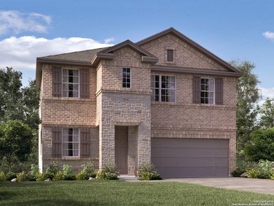 New construction Single-Family house 6450 Comanche Sky, San Antonio, TX 78233 Red River (3006)- photo 0